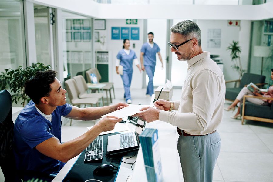 hospital front desk